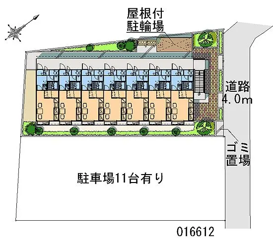 ★手数料０円★千葉市若葉区加曽利町　月極駐車場（LP）